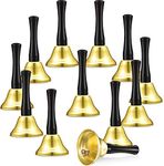 12 Pieces Metal Hand Bells Call Bel