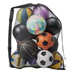 DoGeek Football Bag with Non-slip Shoulder Strap Ball Bags for Football Football Bag for Balls Football Ball Bag