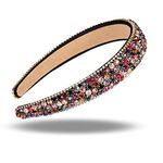 Xrten Fashional Bright Crystal Hair-band Accessories, Rhinestones Hair Hoop Hairband for Girls and Women