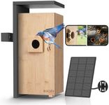 Netvue by Birdfy Nest Smart Bird House with Camera, 1080P Dual-Cam Bird Nest Solar Powered, Watch Bird Nesting & Hatching in Real Time, AI Identify Bird Behavior & Create Bird Story, DIY Ideal Present