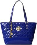 Anne Klein Present Time Medium Travel Tote,Indigo,One Size