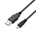 KWTOUL UC-E6 USB Cable Photo Transfer Cord Compatible with Nikon D3300 D750 D7200 Coolpix L340 L32 A10 P520 P510 P500 S6000 S9200 S6300 S3300 S9100 SLR DSLR Camera and More (1M)