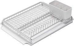Brabantia 117428 Dish Drainer, Light Grey, 49 x 38.5 x 14 cm, Large