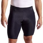 PEARL IZUMI Men's 10.5" Expedition Cycling Shorts, Silicone Cuffs & Thigh Cargo Pockets, Black, 3X-Large