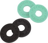 Fender Strap Blocks, 4 Pack, Black and Surf Green