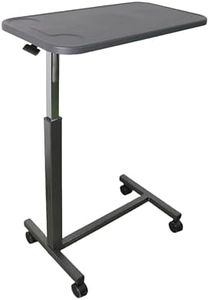 PEPE Mobility - Overbed Table with Wheels, Sturdy Frame, Adjustable, Disabled, Hospital, Bedside for Eating in Bed