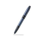 Sheaffer 9110 Icon Fountain Pen (Medium) - Metallic Blue with Glossy Black PVD Trim