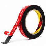 Extra Strong Double Sided Tape Heavy Duty 10FT x 0.8 in, Very Sticky Adhesive Double Sided Mounting Tape, Works Great Indoors and Outside, Walls, Automotive, Home Office Deco