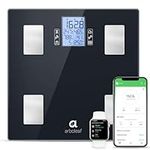 arboleaf Scales for Body Weight, Smart Bathroom Scales Body Composition Monitors with 14 Measurements, High Precision Measuring Body Fat Scales for Weight, Muscle Mass, BMI etc, 28st/180kg/400lb