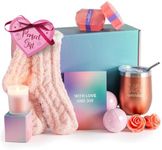 Gift Baskets for Women - Home Spa Self Care Package Gift Set for Women - Christmas Gifts for Women, Happy Birthday Gift Ideas for Her - Gift Basket with Pampering Essentials - Secret Santa