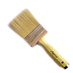 3 Inch (75mm) Block Stain Brush, Thick Paint Brush, Fence Deck Stain Applicator, Soft Bristle Brush for Emulsion, Dusting, Household Utility Staining Brushes by Magimte