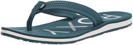 Roxy Women's Vista Sandal Flip-Flop, Teal EXC, 8