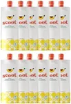 Scoot Frozen Lemonade 12 Pack: Peach Flavor 12-3.25-ounce Shelf-stable Pouches of Peach Flavor Lemonade, Ready to Freeze, Squeeze Into a Slushy, and Enjoy