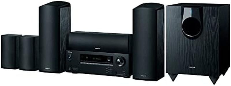 Onkyo HT-S5910 Dolby Atmos 5.1.2-Channel Home Theater Package,Black