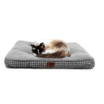 American Kennel Club AKC Small Pixel Crate Dog Pet Bed, Gray, 24 inch by 17 inch