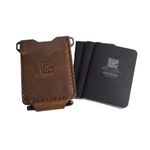 Rite in the Rain The GUIDE Genuine Leather Notebook Wallet Kit, 5.625" x 4.5". Includes an EDC Pocket Pen and a 3 Pack of Stapled Notebooks. (No. V771-KIT)