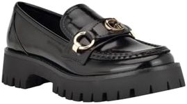 GUESS Women's Almost Loafer, Black 