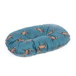 Danish Design Teal Woodland Stag Machine Washable Deep Filled Dog/Puppy Quilted Mattress 30 Inch