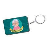 Family Shoping Mothers Day Gifts Grandma I Love You Keychain Keyring for Home