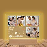 Personalised Spotify Plaque with Photo Song Picture Frame Personalised Acrylic Plaque for Mother, Anniversary, Christmas, Gift