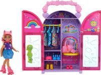 Barbie Chelsea Doll & Closet Toy Playset with Clothes & Accessories, 17-Piece Set, Foldable for On-The-Go Play & Storage