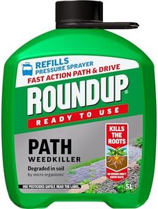 Roundup Path Weedkiller, Ready to Use, Refill for Pressure Sprayer, 5 Litre