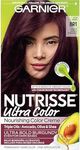 Garnier Nutrisse Ultra Color Nourishing Hair Color Creme, BR1 Deepest Intense Burgundy (Packaging May Vary)