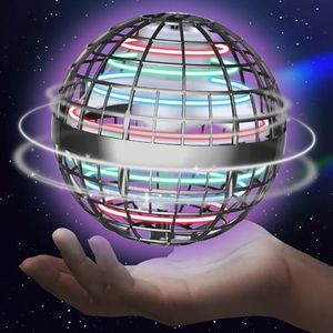 Sosuy 2026 Flying Orb Ball for Kids, Magical Hover Galaxy Cosmic Boomerang Space Floating Mini Hand Rotating Drone Stocking Stuffer Xmas Toys for Boys Girls Teen Age 6 7 8 9 10+ Gray