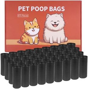 WinGluge 675PCS Bolsas Caca Perro, Bolsa para Excrementos de Perros Biodegradables, Bolsitas Caca Perro Material de Almidón de Maíz, Dog Poop Bag Extra Grueso Prueba de Fugas (45 Rollos)
