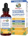 MaryRuth Organics Seasonal Support Liquid Extract Herbal Blend Ginger Root | Bromelain | Organic Nettle Leaf | 4 Herbal Blend| Traditional Herbs | Non-GMO | Vegan | Gluten Free | 1 Fl Oz