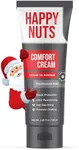 HAPPY NUTS Comfort Cream Deodorant For Men: Anti-Chafing Sweat Defense, Odor Control, Aluminum-Free Mens Deodorant & Hygiene Products for Men's Private Parts (2.25 Fl Oz (Pack of 1), Fragrance-Free)