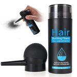 Hair Fibres, Hair Fibres Dark Brown for Thinning Hair, Instantly Conceals Hair Loss in 15 Sec, Hair Loss Concealer for Women and Men (Dark Brown)