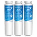 Waterdrop WD-F22 Refrigerator Water Filter, Replacement for GE® MSWF, 101820A, 101821B, RWF1500A, NSF 42&372 Certified, Pack of 3