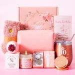 30th Birthday Gifts for Women,30 Year Old Unique Happy Birthday Gift Set Box for Her,Self Care Package Relaxation Spa Bath basket for Female,Christmas Gifts Ideas for for Mom Sister Friends Wife Aunt