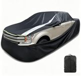 FJWDSC Full Enclosed Truck Cover Waterproof All Weather Pickup Truck Cover Waterproof Heavy Duty Indoor/Outdoor, Universal Fit Pickup Length 212-226 inch