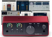 AudioDeluxe Focusrite Scarlett Solo (4th Gen) USB Audio Interface and Waves Musicians 2 Bundle