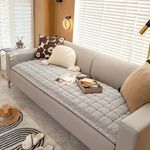 Awjcsv Dog Couch Cover Protector, Couch Cover for Dogs Washable, Pet Couch Covers for Sofa, Non Slip Dog Bed Sofa Cover (Gray, 27.6" x 82.7")