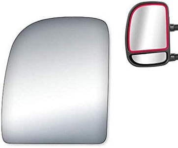 WLLW Mirror Glass Replacement for Ford E150/250/350/F250/F350/F450 Driver Side