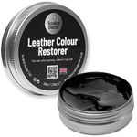 Scratch Doctor Leather Colour Restorer Recolouring Balm Repair Treatment for Faded & Worn Absorbent Leather Furniture, Sofas, Chairs (Black, 50ml)