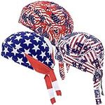 Patriotic Beanie Hats Dew Rags Amer
