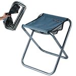 Hodeacc Small Portable Folding Stool,Mini Outdoor Camping Folding Chairs,Collapsible Camp Stool Lightweight for Camping,Fishing,Picnic,Travel and Hiking