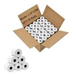 OausTect Thermal Paper Rolls 2 1/4" x 50', 50 Rolls Receipt Paper, Fits Thermal POS Printer, Cash Register, Credit Card Machine, BPA Free, White