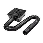 AYYDS Gutter Downspout Extension Kit, Square Catch Basin Drain with Flexible Hose, 12×12 inch Under Ground Drainage Outdoor Rain Drain Gutter Downspout Extension