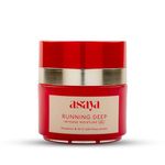 Asaya Running Deep Intense Face Moisturizer Gel |72-Hour Hydration & Glow with Vitamin C, Pentavitin & Natural Rose Extracts | For All Skin Types| specially for Melanin-Rich Skin (50g)