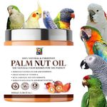 Congo Palm Nuts Oil for Healthy Feather & Wings for Finches, Budgies, Conures, Lovebirds, Cockatiels, African Grey, Macaws, Cockatoo, Eclectus and Other Birds (100gm)