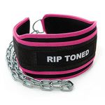 Rip Toned Dip Belt for Weight lifting, Pull Ups, Dips, Chin Ups - 36" Heavy Duty Steel Chain - Weight Belt with Chain for Weight Lifting, Powerlifting, and Strength Training