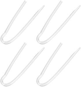 Hemobllo 4 Pcs BTE Earmold Hearing Aid Tubing- PVC Preformed Clear Tubing BTE Hearing Aid Earmold Tubes Replaceable Earmold Tubing (3.6 * 2.0mm)