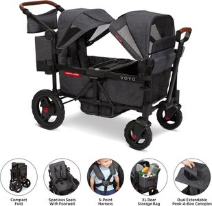 Radio Flyer Voya Stroller Wagon – Convertible Kids Push Pull Cart