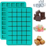 MoldBerry 40 Cavities Square Silicone Molds, Mini Cubes Silicone Mold for Chocolate, Hard Candy, Ice Cubes, Gummy, Chocolate, barfi, mithai, Toffee, Moulds (Pack of 1)