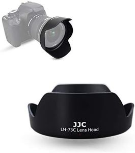 JJC EW-73C Reversible Lens Hood Bayonet for Canon EF-S 10-18mm F4.5-5.6 IS STM Lens , Replaces Canon EW-73C Lens hood